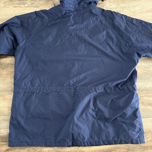 Vintage Cabela’s Gore-Tex Parka Jacket Men’s XL Blue Hooded Hunting Fishing - Picture 7 of 7